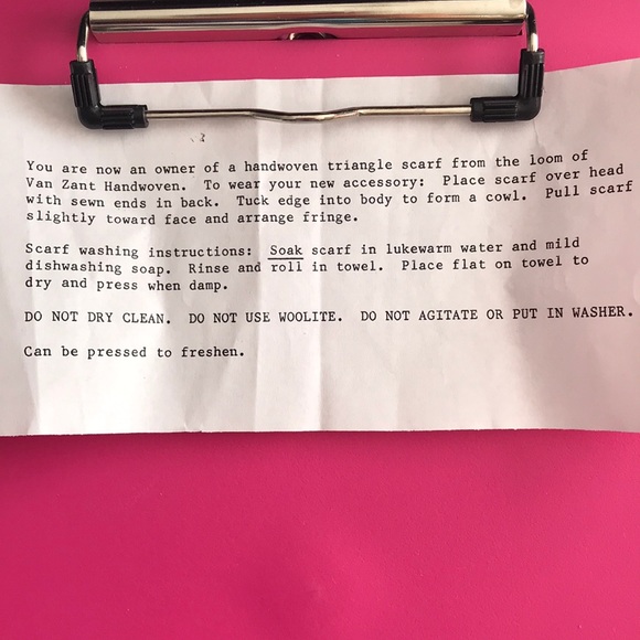 Handmade Knitted Neck Scarf Lavender and white - Picture 5 of 5